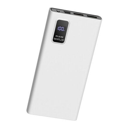 Platinet power bank Polymer 10000 mAh white PMPB10WQC726W