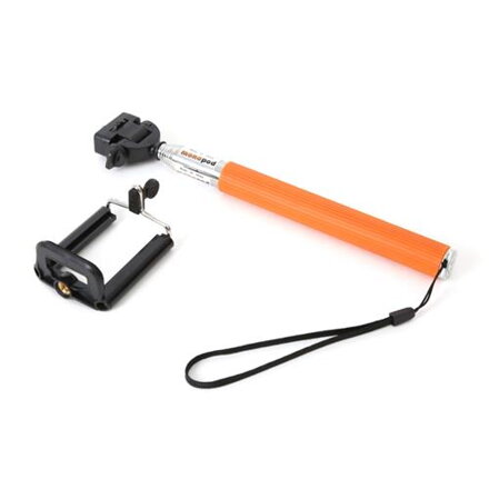 Omega Monopod  Telescopic Pole SELFIE Stick orange