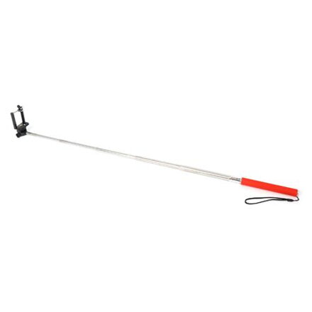 Omega Monopod  Telescopic Pole SELFIE Stick red