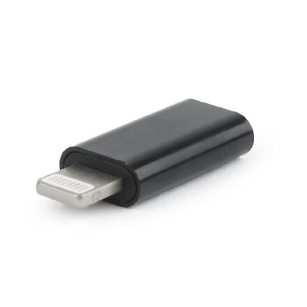 GEMBIRD USB Type-C adaptér (CF/8pin M), čierny