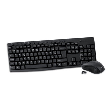 OMEGA KEYBOARD CZ + MOUSE OMEGA OKM071B M-MEDIA W-LESS SET 2.4GHZ BLACK [44440]