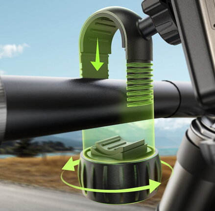 Platinet univerzálny držiak na mobil na bicykel pre vysoké záťažné použitie 