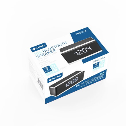 Platinet SPEAKERS / BLUETOOTH + CLOCK, FM 10W STEREO 