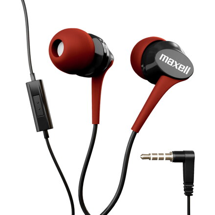 Maxell Fusion+ slúchadlá do uší  Rosso