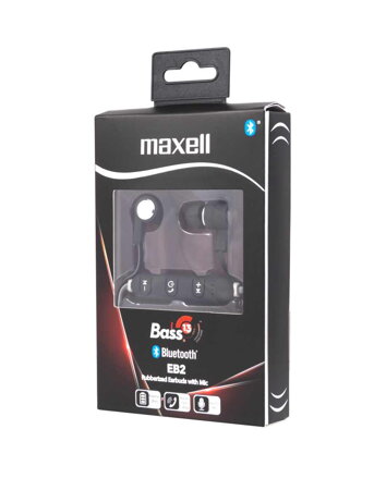 Maxell earphone B13-EB2  Black Bluetooth