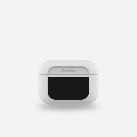 PLATINET bezdrôtové slúchadlá s dotykovým displejom bluetooth 5.4 ANC 300 mAh biele