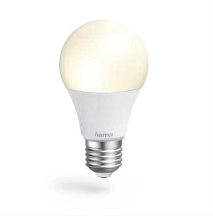Hama SMART WiFi LED žiarovka, E27, 10 W, biela, stmievateľná