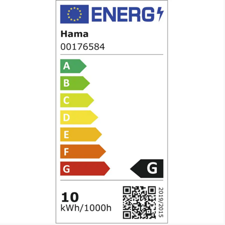 Hama SMART WiFi LED žiarovka, E27, 10 W, biela, stmievateľná