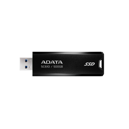 ADATA SC610 Externá Jednotka SSD 500GB SC610-500G-CBK/RD