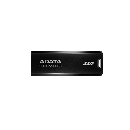 ADATA SC610 Externá Jednotka SSD 2000GB   SC610-2000G-CBK/RD
