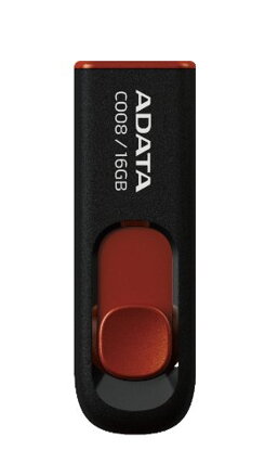 Adata USB kľúč 16GB C008 Black/red 2.0