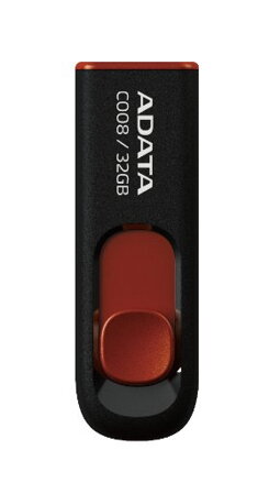 Adata USB 32GB C008 Black/Red 2.0