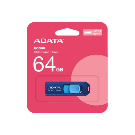 ADATA USB kľúč UC300 Type-C 64GB USB 3.2 blue
