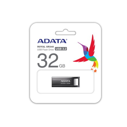 Adata  Flash Drive  UR340  32GB USB 3.2 black