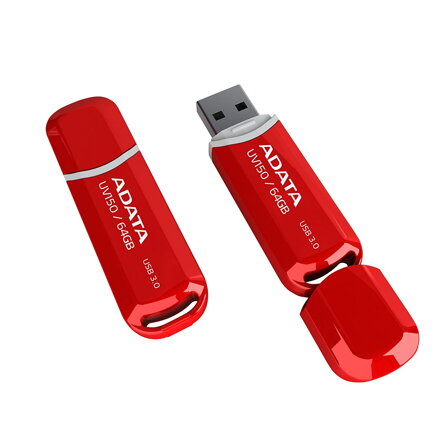 ADATA USB kľúč UV150 64 GB USB 3.2, červená