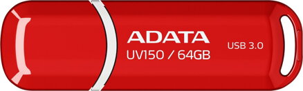ADATA USB kľúč UV150 64 GB USB 3.2, červená