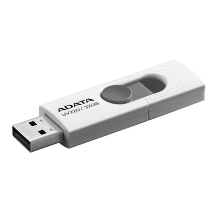 Adata USB pendrive 32GB UV220 Fehér/Szürke 2.0