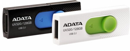 Adata USB Kľúč UV320, 128GB, USB 3.2 black-blue Adata USB Kľúč UV320, 128GB, USB 3.2 black-blue