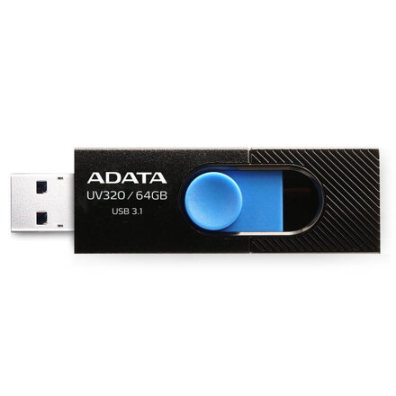 Adata USB Kľúč UV320, 64GB, USB 3.2 black-blue