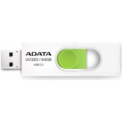 Adata USB Kľúč UV320, 64GB, USB 3.2, green-white
