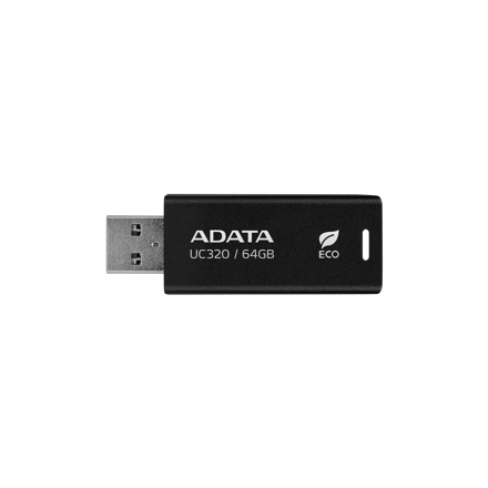 ADATA USB kľúč UC320 ECO 64GB USB 3.2 black