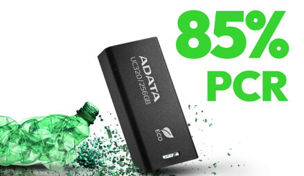 ADATA USB kľúč UC320 ECO 64GB USB 3.2 black