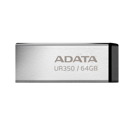 Adata USB UR350 64GB USB 3.2 Gen1, kov/čierna