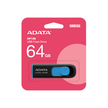 Adata USB pendrive USB 64GB UV128 Blue 3.2