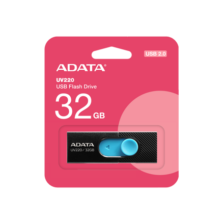 Adata USB 32GB UV220 Black/Blue 2.0