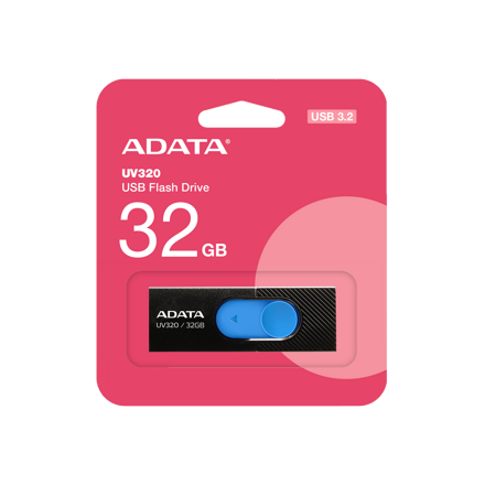 Adata Flash Drive UV320, 32GB, USB 3.2 black-blue