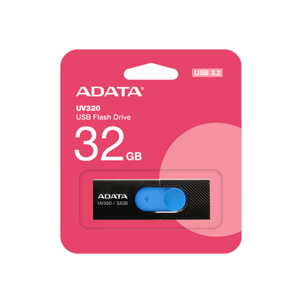 Adata USB Kľúč UV320, 32GB, USB 3.2 black-blue