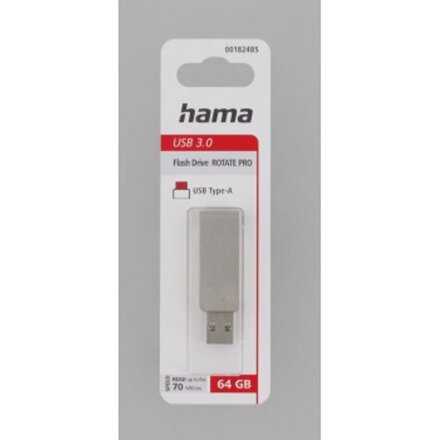 Hama Rotate Pro USB kľúč 64 GB, USB 3.0, 70 MB/s