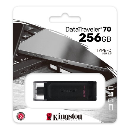 Kingston USB  DataTraveler  70 256GB  USB-C 3.2 gen. 1