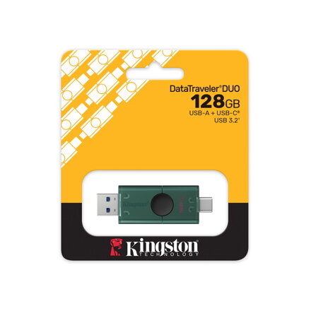 Kingston USB kľúč 128GB DT Duo USB-A/USB-C  3.2