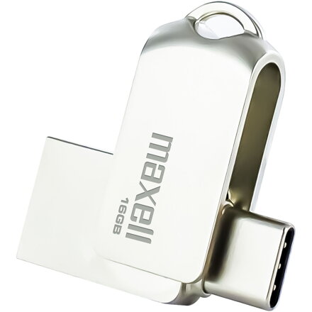 Maxell DUAL 16GB USB kľúč [USB 3.0, Type-C] 