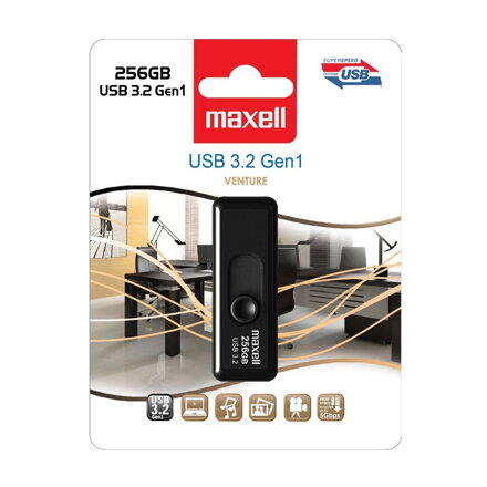 Maxell USB 256GB Venture 3.2 Gen1