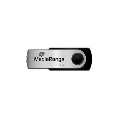 2x Mediarange pendrive 16GB USB 2.0 3Pack + Ajándék Mediarange tároló 6 USB-hez