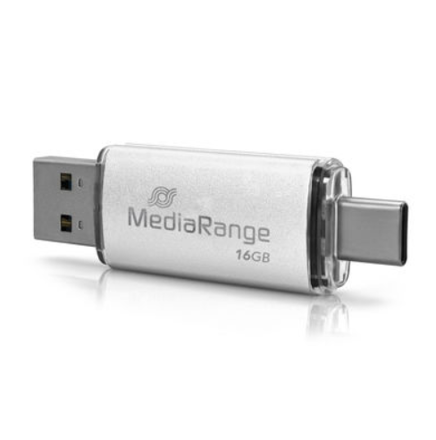 MediaRange USB 16GB 3.0 combo (USB-A / USB-C)