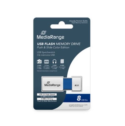 Mediarange USB 8GB Blue 2.0