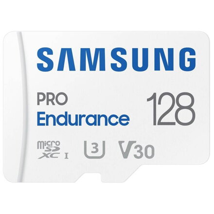 SAMSUNG PRO Endurance microSDXC pamäťová karta 128GB 100 MB/s (SD adaptér)