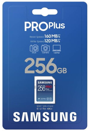 Samsung PRO Plus SDXC pamäťová karta 256 GB (MB-SD256K/EU)