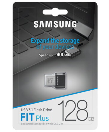 SAMSUNG FIT PLUS 128GB USB 3.1 400 MB / s  MUF-128AB/APC