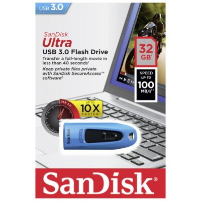 Sandisk Cruzer ULTRA 32GB USB 3_0 BLUE  