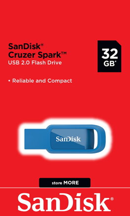 SanDisk Cruzer Spark USB 32 GB 2.0 blue