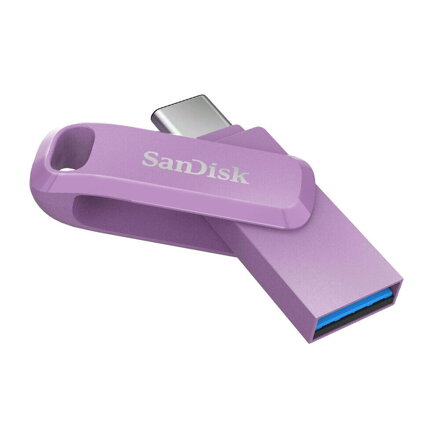 SanDisk Ultra Dual Drive Go USB Type-C, 400 MB/s 256 GB, levanduľová 