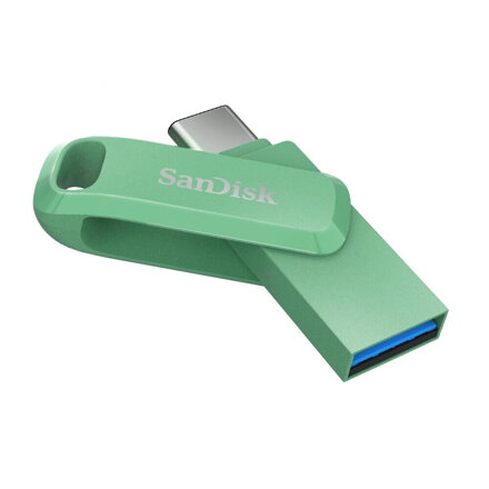 SanDisk Ultra Dual Drive Go USB Type-C, 400 MB/s 64 GB, absinthe zelená 