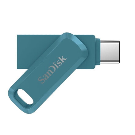 SanDisk Ultra Dual Drive Go USB Type-C, 400 MB/s 128 GB, Navagio Bay modrá 