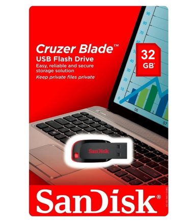 Sandisk USB 32GB Cruzer Blade 2.0