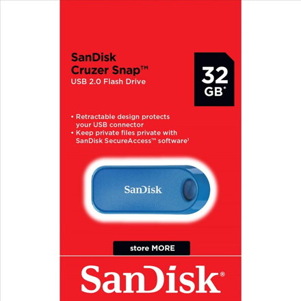 Sandisk Cruzer Snap 2.0 Global 32 GB blue