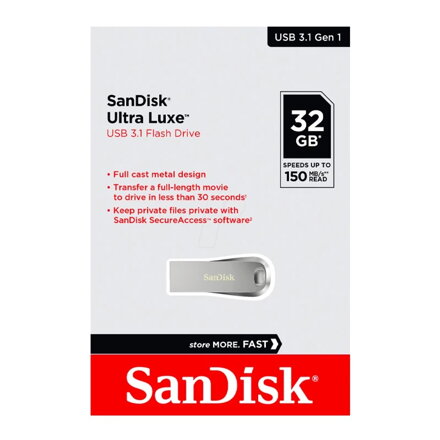 SANDISK USB ULTRA LUXE USB flash disk 3.1 32GB (150MB/s)